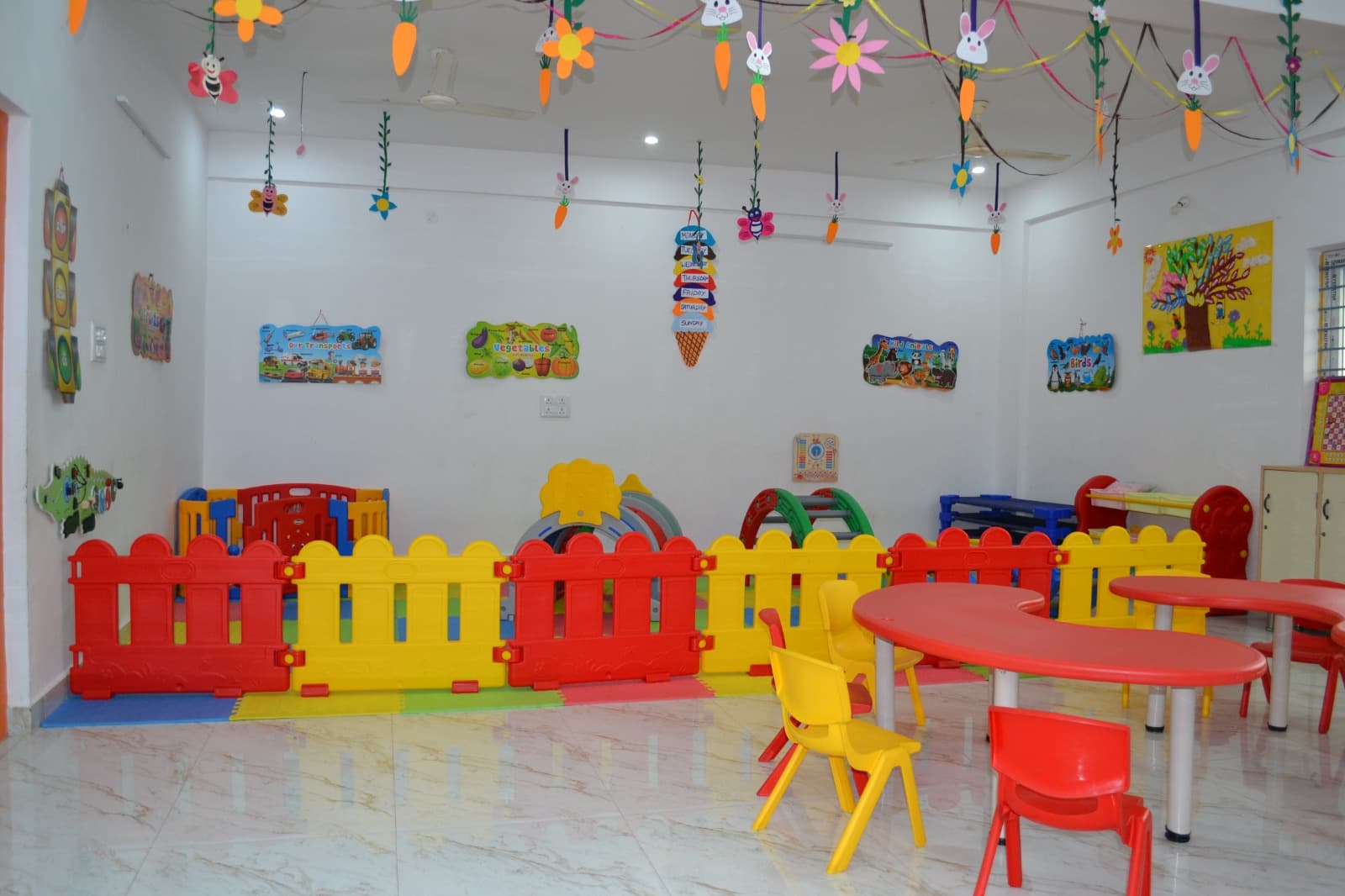 Colorful Classroom Setup